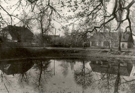 1984 Schloßteich Richtung Teichstraße